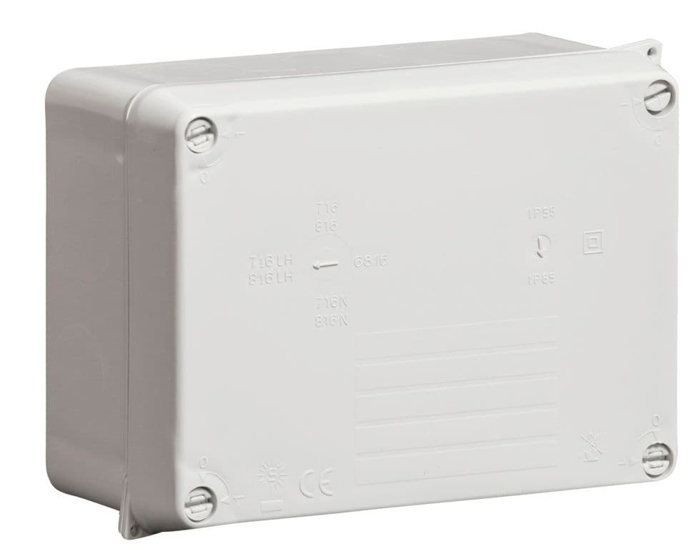 Wiska 816lh WIB 2 Junction Box IP65 - Grey