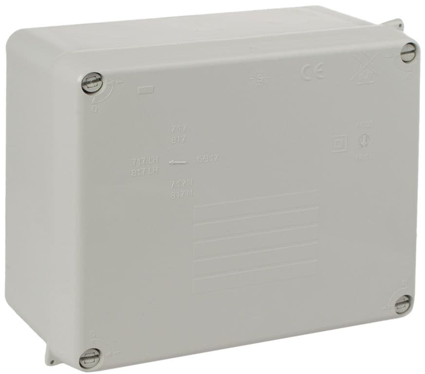 Wiska 817lh WIB 3 Junction Box IP65 - Grey