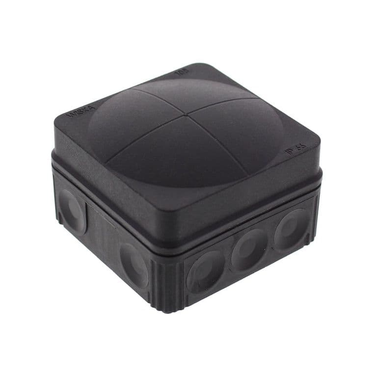 Wiska Combi 108/5 Black Junction Box - IP66