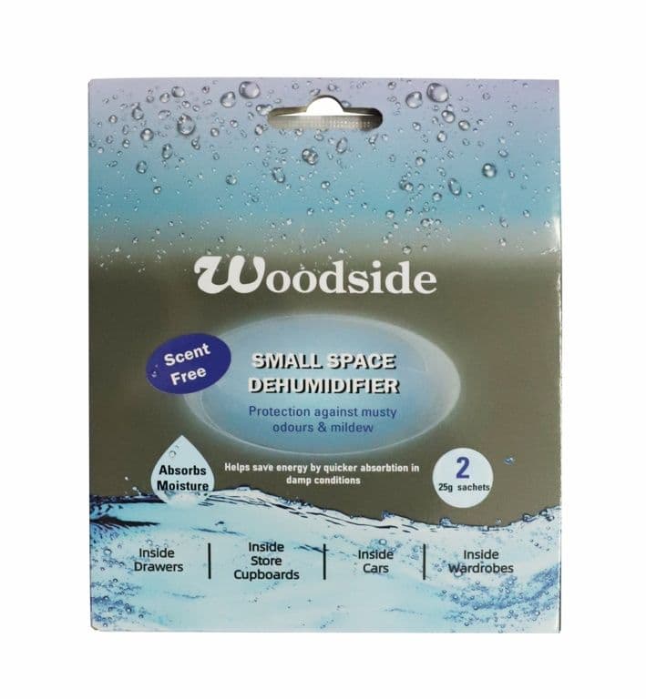 Woodside Small Space Dehumidifiers - 2 x 25g Sachet