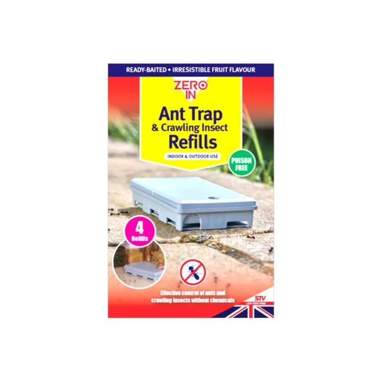 Zero In Ant Trap & Crawling Insect Refills - Pack 4