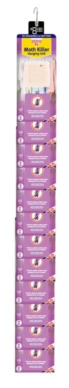 Zero In Moth Killer Hanging Units Pack 2 - Clip 24