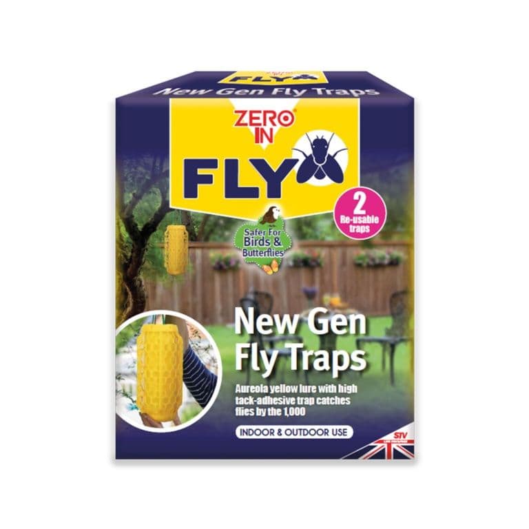 Zero In New Gen Fly Traps - Twin Pack