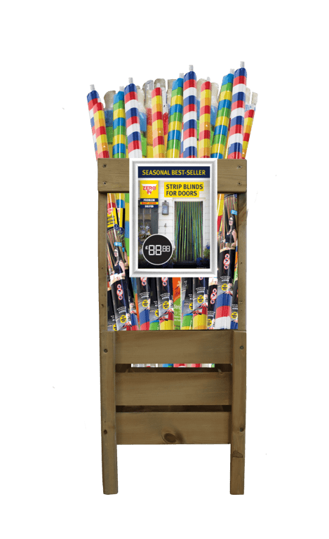Zero In Strip Blinds For Doors - Display Unit of 90
