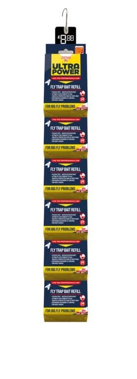 Zero In Ultra Power Outdoor Fly Trap Refill - Clip Strip