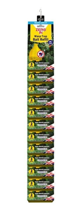 Zero In Wasp Trap Bait Refills 3 Sachets - Clip 24
